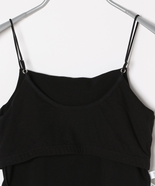 LOWRYS FARM（ローリーズファーム）の「カップツキクロップドキャミソール　298854（キャミソール・レディース・ホワイト/ブラック/ブラウン・FREE）」の9枚目の写真