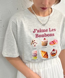 apres jour mignon | スイーツプリントＴシャツ【ZOZOTOWN限定アイテム】(Tシャツ/カットソー)