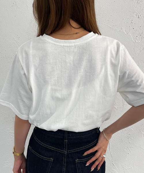 apres jour mignon(アプレジュールミニョン)の「スイーツプリントTシャツ【ZOZOTOWN限定アイテム】(Tシャツ/カットソー・レディース・オフホワイト/オートミール/ピンク・X-LARGE/フリー)」の16枚目の写真