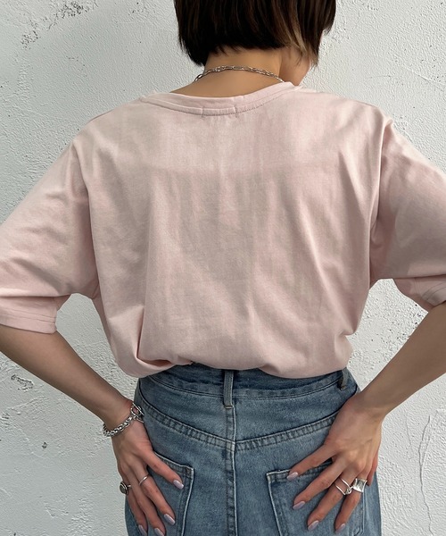 apres jour mignon(アプレジュールミニョン)の「スイーツプリントTシャツ【ZOZOTOWN限定アイテム】(Tシャツ/カットソー・レディース・オフホワイト/オートミール/ピンク・X-LARGE/フリー)」の10枚目の写真