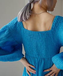 Kastane | 【サイズ展開あり】ギンガムシャーリングワンピース(ワンピース)