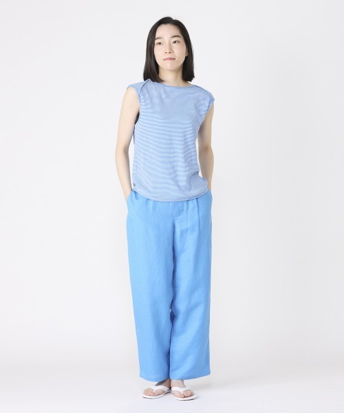 LA MARINE FRANCAISE（マリン フランセーズ）の「コーマフライスボーダーフレンチ（Tシャツ/カットソー・レディース・ネイビー/グレー/レッド/イエロー/ブルー・FREE）」の4枚目の写真