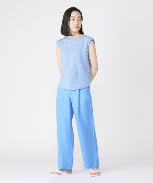 LA MARINE FRANCAISE（マリン フランセーズ）の「コーマフライスボーダーフレンチ（Tシャツ/カットソー・レディース・ネイビー/グレー/レッド/イエロー/ブルー・FREE）」の6枚目の写真