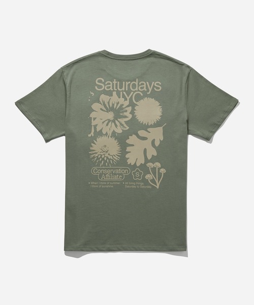 Saturdays NYC（サタデーズ ニューヨークシティ ）の「Saturdays Conservatory Standard SS Tee（Tシャツ/カットソー・メンズ・チャコールグレー/ベージュ・M/L/XL/S/X-SMALL）」の11枚目の写真