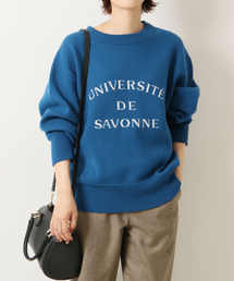 Spick & Span | ダブルジャガード ロゴニット(ニット/セーター)