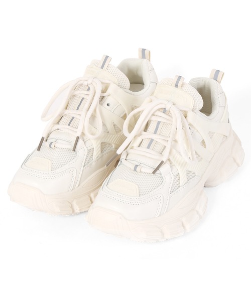 Figments(フィグメンツ)の「ディフェンダースニーカー(スニーカー・レディース・オフホワイト/ブラック・MEDIUM/SMALL)」の14枚目の写真