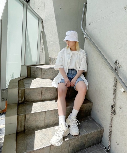 Figments(フィグメンツ)の「ディフェンダースニーカー(スニーカー・レディース・オフホワイト/ブラック・MEDIUM/SMALL)」の18枚目の写真