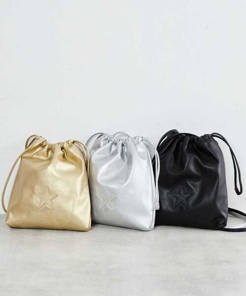 CONVERSE TOKYO（コンバーストウキョウ）の「エコレザードロストショルダーバッグ（ショルダーバッグ・レディース・シルバー/ブラック/ゴールド・FREE）」の5枚目の写真