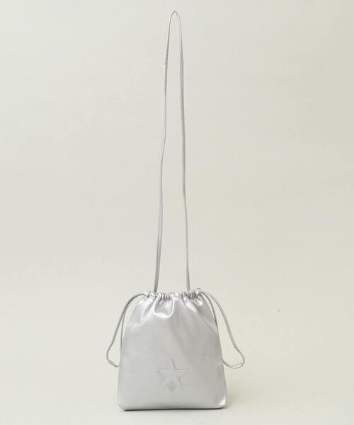 CONVERSE TOKYO（コンバーストウキョウ）の「エコレザードロストショルダーバッグ（ショルダーバッグ・レディース・シルバー/ブラック/ゴールド・FREE）」の4枚目の写真