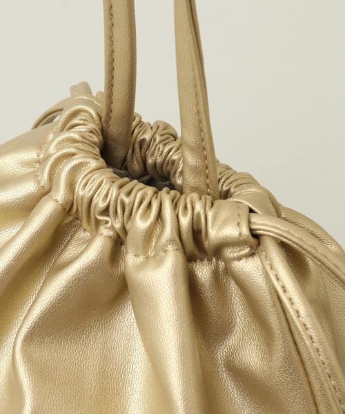 CONVERSE TOKYO（コンバーストウキョウ）の「エコレザードロストショルダーバッグ（ショルダーバッグ・レディース・シルバー/ブラック/ゴールド・FREE）」の10枚目の写真