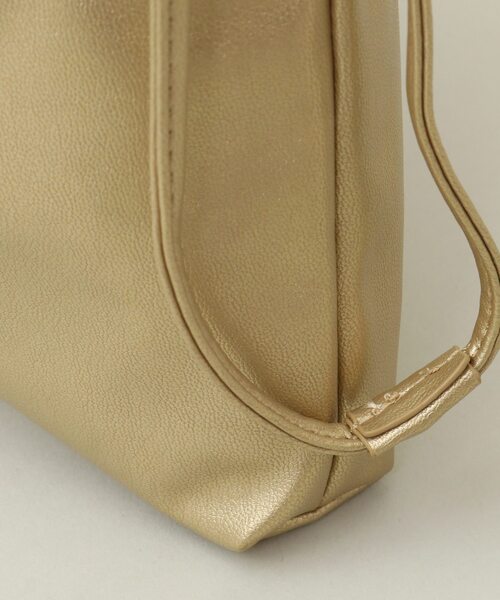 CONVERSE TOKYO（コンバーストウキョウ）の「エコレザードロストショルダーバッグ（ショルダーバッグ・レディース・シルバー/ブラック/ゴールド・FREE）」の12枚目の写真