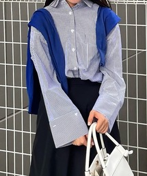 FREE'S MART | ◆ワイドスリーブオーバーサイズシャツ（調整可）(シャツ/ブラウス)