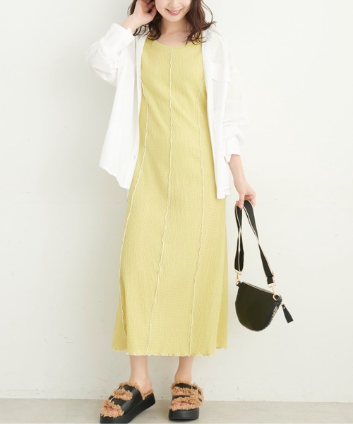 FREE'S MART（フリーズマート）の「◆ワイドスリーブオーバーサイズシャツ（調整可）（シャツ/ブラウス・レディース・ホワイト/ブルー/ブルー系その他/ピンク系その他/ネイビー・SMALL/MEDIUM）」の11枚目の写真