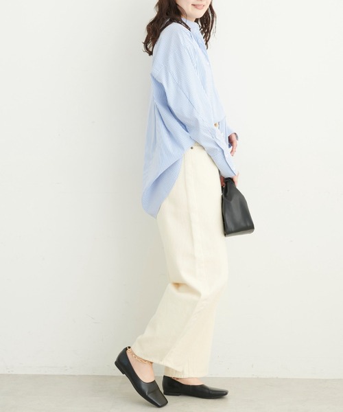 FREE'S MART（フリーズマート）の「◆ワイドスリーブオーバーサイズシャツ（調整可）（シャツ/ブラウス・レディース・ホワイト/ブルー/ブルー系その他/ピンク系その他/ネイビー・SMALL/MEDIUM）」の20枚目の写真