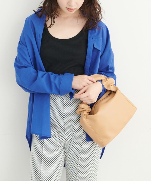 FREE'S MART（フリーズマート）の「◆ワイドスリーブオーバーサイズシャツ（調整可）（シャツ/ブラウス・レディース・ホワイト/ブルー/ブルー系その他/ピンク系その他/ネイビー・SMALL/MEDIUM）」の22枚目の写真