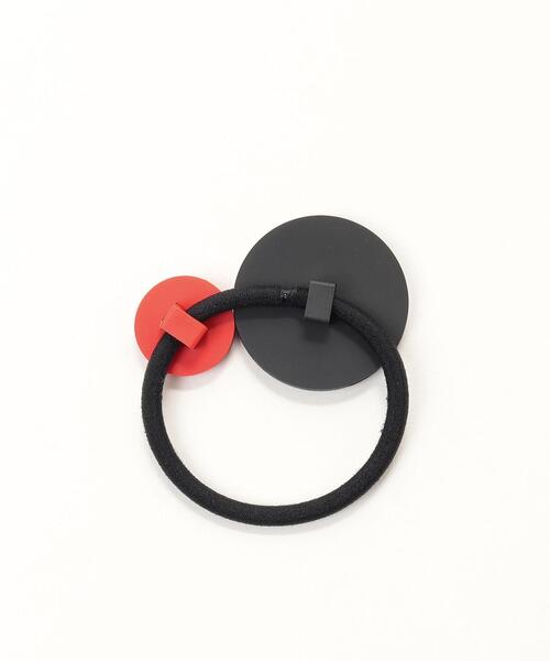 agnes b.（アニエスベー）の「AB68 E ELASTIQUE ロゴヘアアクセサリー（その他ヘアアクセサリー・キッズ・レッド系その他・FREE）」の2枚目の写真