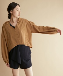 NERGY（ナージー）の「【Speedo】UV&水陸両用 リラックスパフスリーブフーディー（ラッシュガード）」