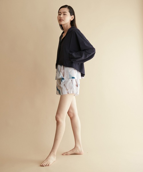 NERGY（ナージー）の「【Speedo】UV&水陸両用 リラックスパフスリーブフーディー（ラッシュガード・レディース・ブラック/ブラウン系その他3・M）」の10枚目の写真