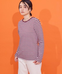 AMERICAN HOLIC | ボーダークルーネックプルオーバー(Tシャツ/カットソー)