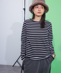 AMERICAN HOLIC | ボーダークルーネックプルオーバー(Tシャツ/カットソー)