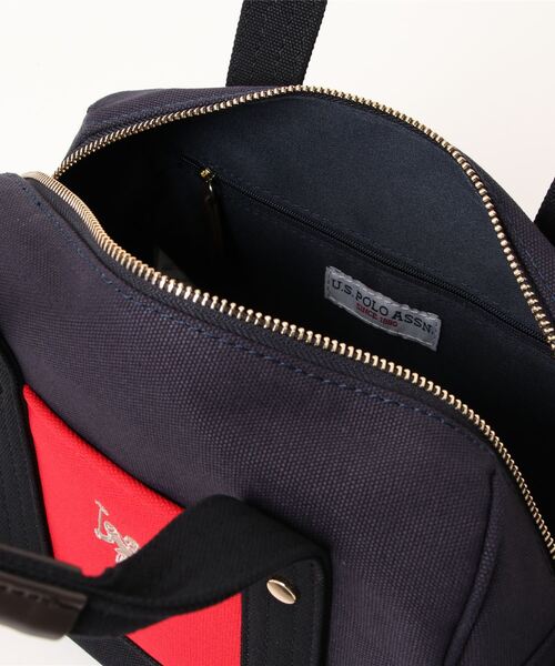 U.S. POLO ASSN.(ユーエスポロアッスン)の「【U.S. POLO ASSN.】 ユーエスポロアッスン ミニボストンバッグ USPA-2629(ボストンバッグ・レディース・ブルー系その他/ホワイト×レッド/カーキ系/レッド系/ブラック×イエロー/イエロー系その他/グリーン系その他/ネイビー系・FREE)」の12枚目の写真