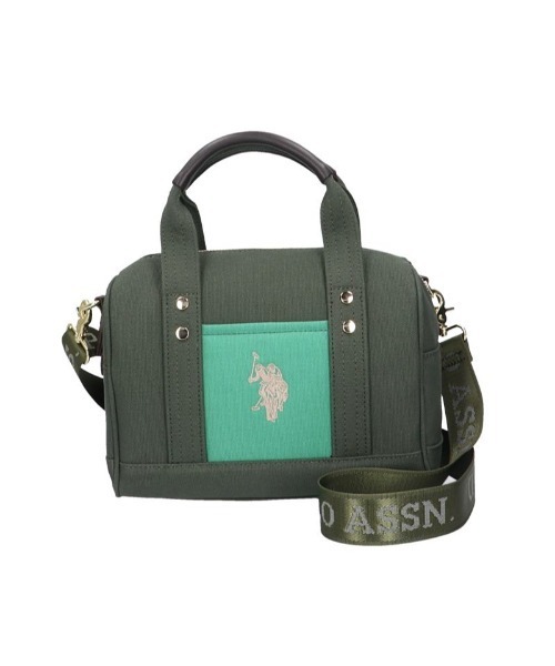 U.S. POLO ASSN.(ユーエスポロアッスン)の「【U.S. POLO ASSN.】 ユーエスポロアッスン ミニボストンバッグ USPA-2629(ボストンバッグ・レディース・ブルー系その他/ホワイト×レッド/カーキ系/レッド系/ブラック×イエロー/イエロー系その他/グリーン系その他/ネイビー系・FREE)」の4枚目の写真