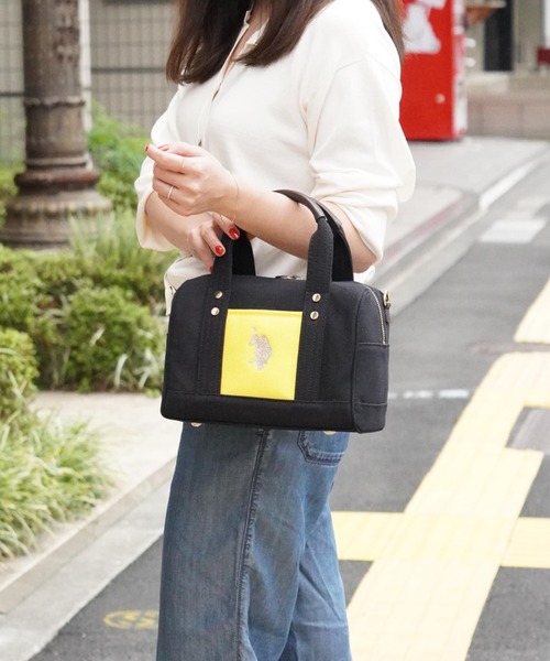 U.S. POLO ASSN.(ユーエスポロアッスン)の「【U.S. POLO ASSN.】 ユーエスポロアッスン ミニボストンバッグ USPA-2629(ボストンバッグ・レディース・ブルー系その他/ホワイト×レッド/カーキ系/レッド系/ブラック×イエロー/イエロー系その他/グリーン系その他/ネイビー系・FREE)」の16枚目の写真