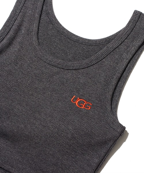 UGG（アグ）の「UGG@mos リブショートタンクトップス / アグ リブショートタンクトップス（タンクトップ・レディース・ホワイト/ダークグレー/ピンク・M/L）」の16枚目の写真