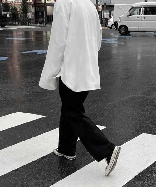 CALLNE（カルネ）の「【CALLNE】Regular Collor LongSleeve Shirt/レギュラーカラー ロングスリーブシャツ（シャツ/ブラウス・メンズ・ホワイト/ブラック・M/L）」の17枚目の写真