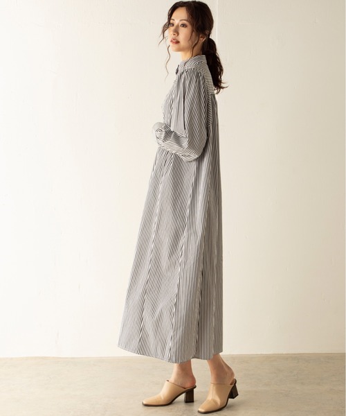 MILLION CARATS（ミリオンカラッツ）の「【WEB限定】パフスリーブワンピース（ワンピース・レディース・ブラック/マルチ・FREE）」の8枚目の写真