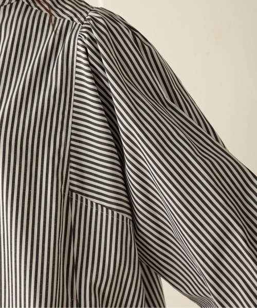 MILLION CARATS（ミリオンカラッツ）の「【WEB限定】パフスリーブワンピース（ワンピース・レディース・ブラック/マルチ・FREE）」の4枚目の写真