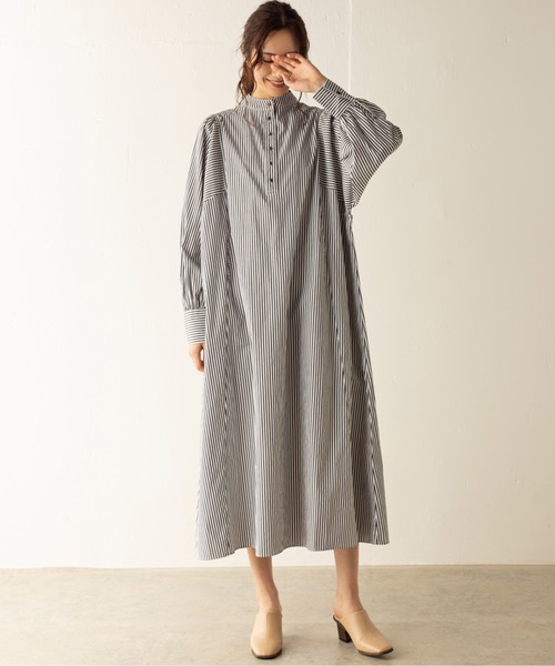 MILLION CARATS（ミリオンカラッツ）の「【WEB限定】パフスリーブワンピース（ワンピース・レディース・ブラック/マルチ・FREE）」の22枚目の写真