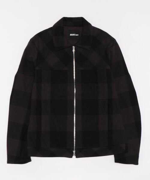 ISAMU KATAYAMA BACKLASH(イサムカタヤマバックラッシュ)の「ISAMUKATAYAMA BACKLASH/イサムカタヤマ バックラッシュ/RANDOMLCHECK ZIP BLOUSON(その他アウター・メンズ・イエロー/ブラック・L/M)」の1枚目の写真