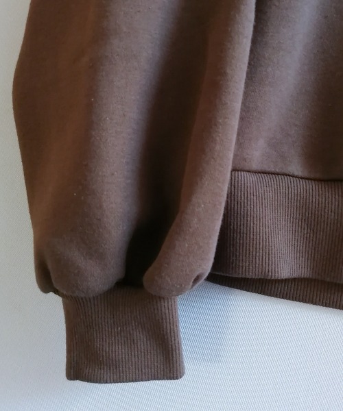 Starting Over（スターティングオーバー）の「裏起毛カレッジロゴクルーネックスウェット（スウェット・メンズ・チャコールグレー/アッシュグレー/ブラウン/グリーン・M/L/XL）」の7枚目の写真
