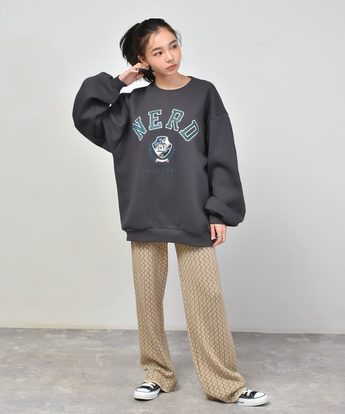 Starting Over（スターティングオーバー）の「裏起毛カレッジロゴクルーネックスウェット（スウェット・メンズ・チャコールグレー/アッシュグレー/ブラウン/グリーン・M/L/XL）」の21枚目の写真