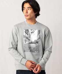 COMME CA MEN（コムサメン）の「フォトプリント　クルーネックスウェット【EIFFEL TOWER/エッフェル塔】（スウェット・メンズ）」