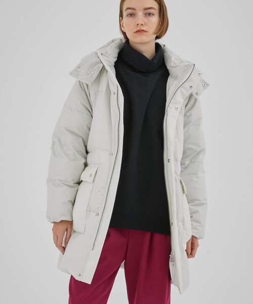 CITY TOKYO（シティトウキョウ）の「TOKYOパーフェクション2wayダウン（ダウンジャケット/コート・レディース・ブラック/ホワイト・1/2）」の3枚目の写真