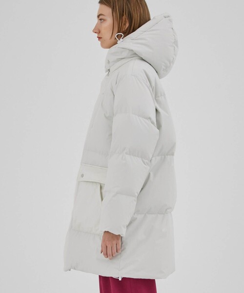 CITY TOKYO（シティトウキョウ）の「TOKYOパーフェクション2wayダウン（ダウンジャケット/コート・レディース・ブラック/ホワイト・1/2）」の9枚目の写真