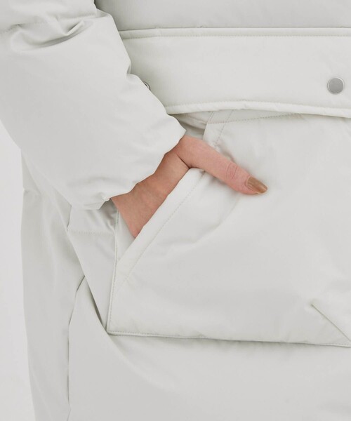 CITY TOKYO（シティトウキョウ）の「TOKYOパーフェクション2wayダウン（ダウンジャケット/コート・レディース・ブラック/ホワイト・1/2）」の12枚目の写真