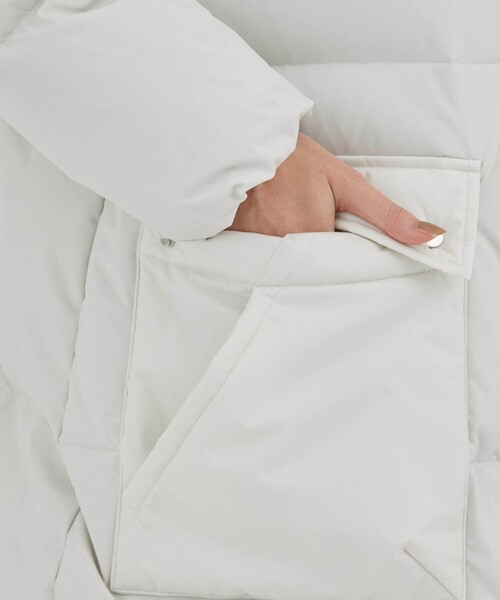 CITY TOKYO（シティトウキョウ）の「TOKYOパーフェクション2wayダウン（ダウンジャケット/コート・レディース・ブラック/ホワイト・1/2）」の13枚目の写真