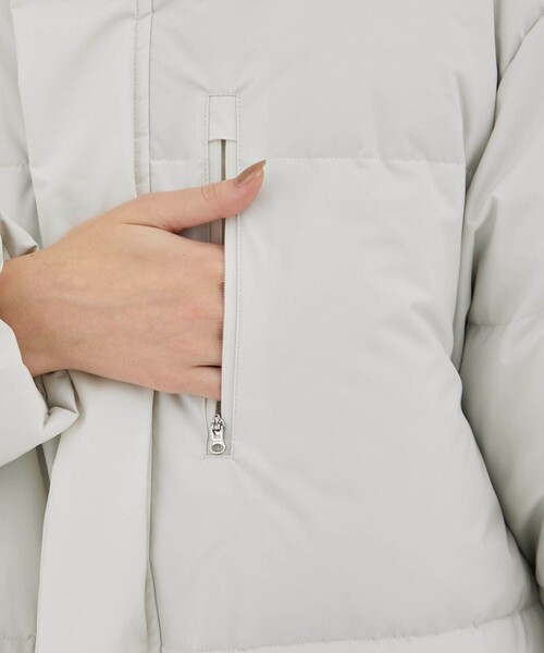 CITY TOKYO（シティトウキョウ）の「TOKYOパーフェクション2wayダウン（ダウンジャケット/コート・レディース・ブラック/ホワイト・1/2）」の14枚目の写真