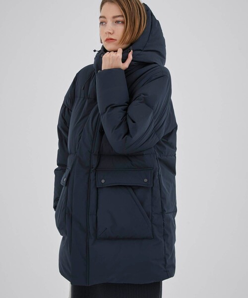 CITY TOKYO（シティトウキョウ）の「TOKYOパーフェクション2wayダウン（ダウンジャケット/コート・レディース・ブラック/ホワイト・1/2）」の20枚目の写真