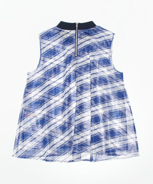 mintdesigns（ミントデザインズ）の「【mintdesigns】MESH BORDER TOP（その他トップス・レディース・ブルー・2）」の2枚目の写真