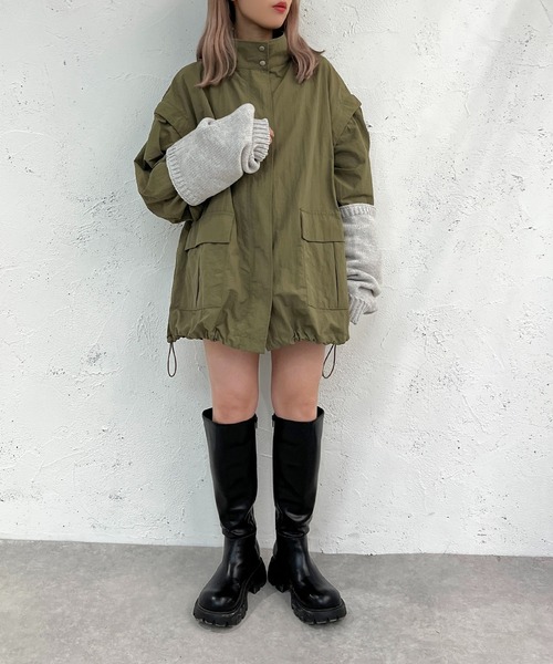 apres jour mignon(アプレジュールミニョン)の「ボリューム袖アームウォーマー【ZOZOTOWN限定アイテム】(アームカバー・レディース・ブラック/オレンジ/パープル/杢グレー・フリー)」の11枚目の写真