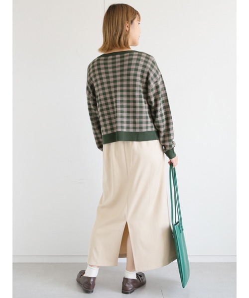 ehka sopo（エヘカソポ）の「キャミワンピース（ワンピース・レディース・グレー/ブラック/ライトベージュ・ﾌﾘ-）」の21枚目の写真