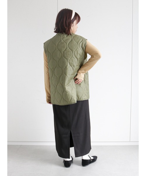 ehka sopo（エヘカソポ）の「キャミワンピース（ワンピース・レディース・グレー/ブラック/ライトベージュ・ﾌﾘ-）」の14枚目の写真