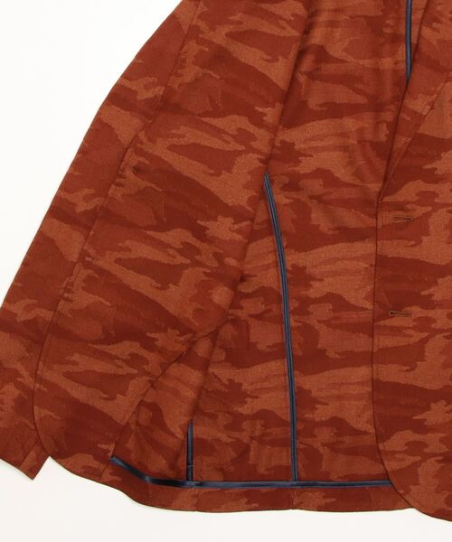 HYDROGEN(ハイドロゲン)の「《HYDROGEN/ハイドロゲン》【AB LINE】カモフラージュジャケット / CAMOUFLAGE JACKET(Red)(テーラードジャケット・メンズ・ブラウン系その他・56/54/52/48/50/46)」の4枚目の写真