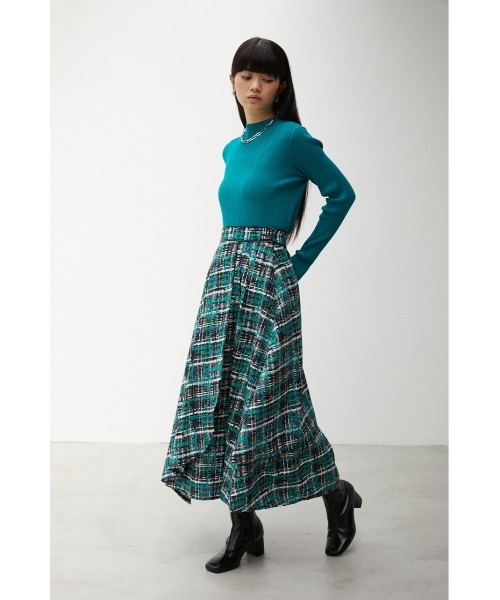 AZUL by moussy(アズールバイマウジー)の「TWEED SKIRT/ツイードスカート(スカート・レディース・ブラック系その他/ブラウン系その他/グリーン系その他・MEDIUM/SMALL)」の22枚目の写真