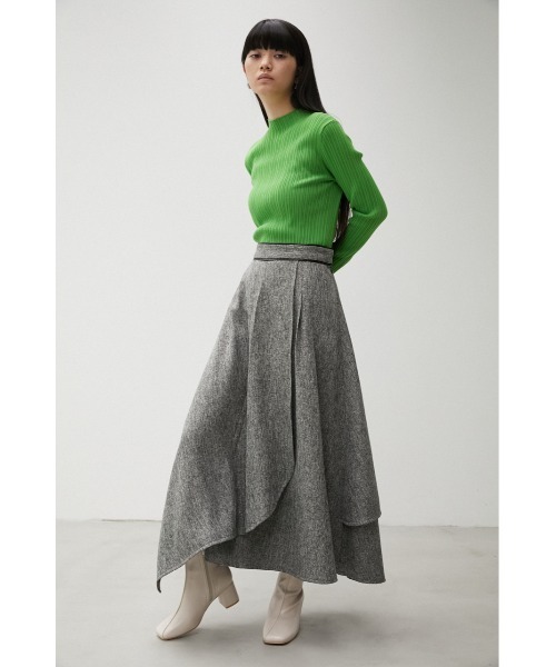 AZUL by moussy(アズールバイマウジー)の「TWEED SKIRT/ツイードスカート(スカート・レディース・ブラック系その他/ブラウン系その他/グリーン系その他・MEDIUM/SMALL)」の5枚目の写真