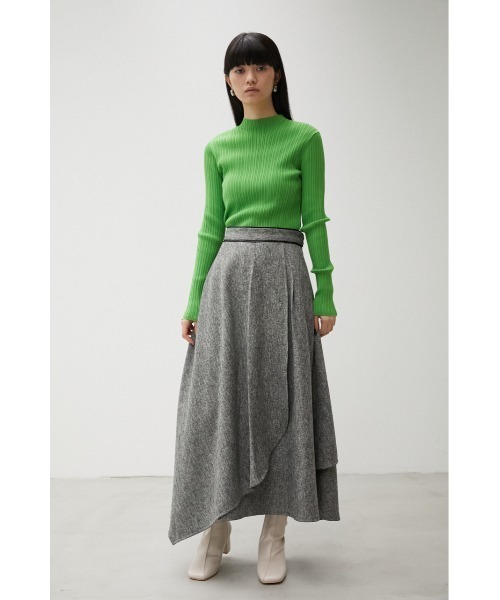 AZUL by moussy(アズールバイマウジー)の「TWEED SKIRT/ツイードスカート(スカート・レディース・ブラック系その他/ブラウン系その他/グリーン系その他・MEDIUM/SMALL)」の6枚目の写真